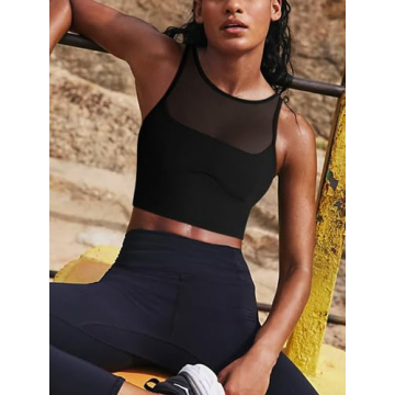 LASLULU Women’s Stylish Sports Bra for Comfort & Flexibility