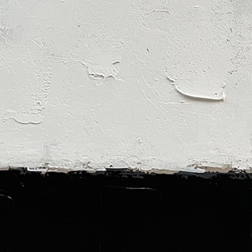 NANKAI Hand-Painted Abstract Black & White Oil Painting 24x48