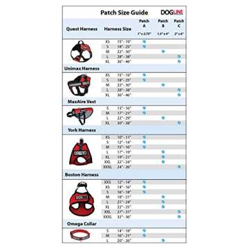 Search & Rescue Velcro Patches for Dogs - Custom Fit