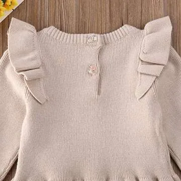 Stylish Newborn Knit Sweater Romper for Boys and Girls