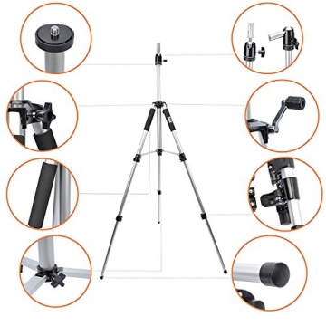 GEX 63" Heavy Duty Mannequin Tripod Stand - Wig Making Tool