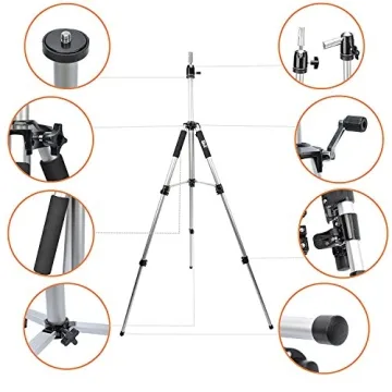 GEX 63" Heavy Duty Mannequin Tripod Stand - Wig Making Tool