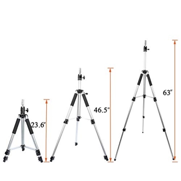 GEX 63" Heavy Duty Mannequin Tripod Stand - Wig Making Tool