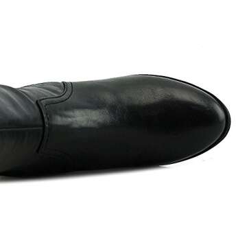 Dr. Scholl's Shoes womens Brilliance Riding Boot, Black, 6 US