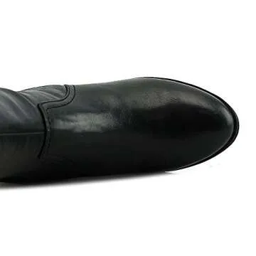 Dr. Scholl's Shoes womens Brilliance Riding Boot, Black, 6 US