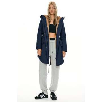 Orolay Women's Fleece Lined Winter Parka Hooded Jacket