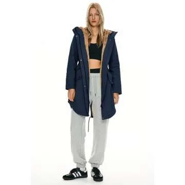 Orolay Women's Fleece Lined Winter Parka Hooded Jacket