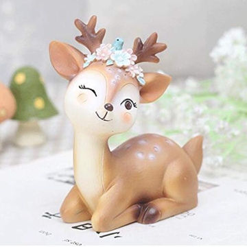 Cute 4.1" Deer Figurine - Perfect Christmas Home Decor