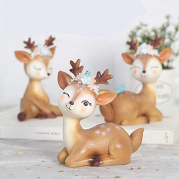 Cute 4.1" Deer Figurine - Perfect Christmas Home Decor