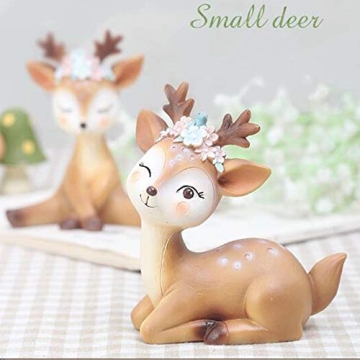 Cute 4.1" Deer Figurine - Perfect Christmas Home Decor