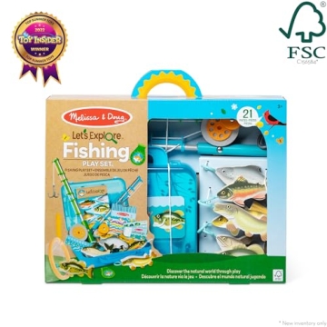 Melissa & Doug Fishing Play Set - 21 Pieces for Kids