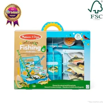 Melissa & Doug Fishing Play Set - 21 Pieces for Kids
