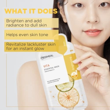 Mediheal Korean Sheet Mask - Vitamin C Brightening