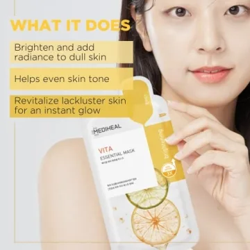 Mediheal Korean Sheet Mask - Vitamin C Brightening