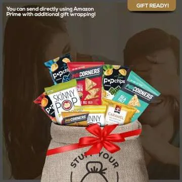 Healthy Snacks Variety Pack for Adults - 35 Pack | Healthy Chips, Popcorn & Crisps - Snack Box Variety for Home or Office by Stuff Your Sack