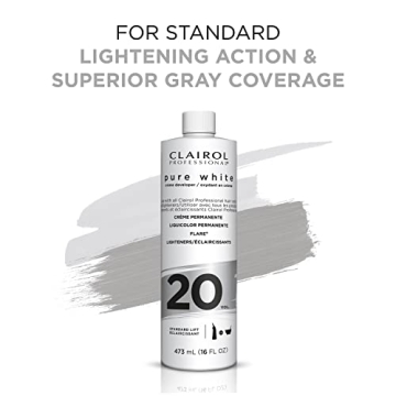 Clairol Professional Pure White Developer 20 Volume Crème 16 oz