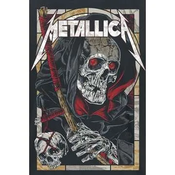 Metallica Men's T-Shirt, Black, XL
