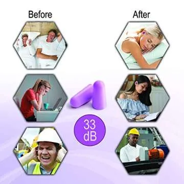 MOLDEX Foam Earplugs – 20 Pairs for Sleep & Travel Comfort