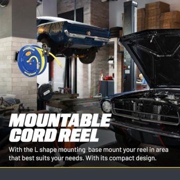 Goodyear Heavy Duty Air Hose Reel 3/8" x 50' for All Uses