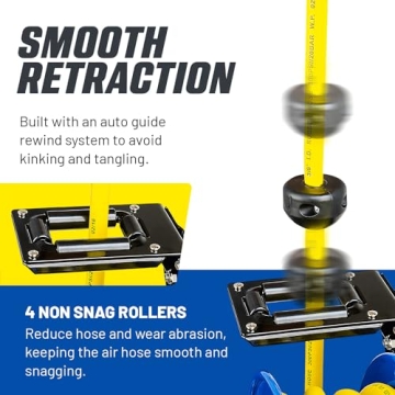 Goodyear Heavy Duty Air Hose Reel 3/8" x 50' for All Uses