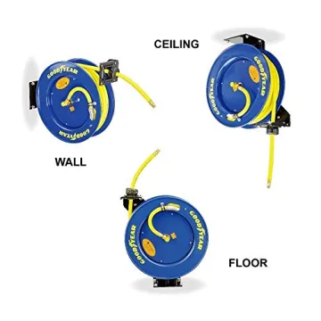 Goodyear Heavy Duty Air Hose Reel 3/8" x 50' for All Uses