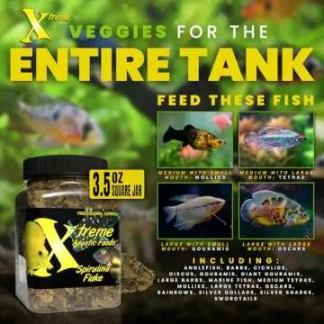 Xtreme Spirulina Flakes for Healthy Vibrant Fish Diet