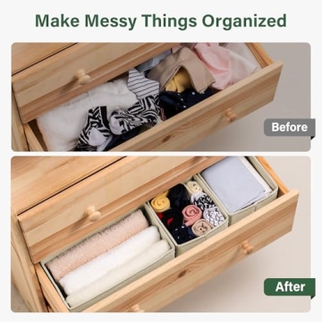 Kootek 16 Pack Drawer Organizer Set for Clothing Storage