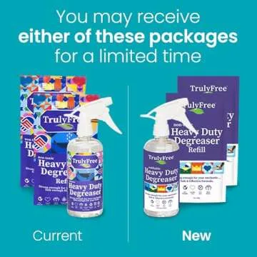Truly Free Heavy Duty Degreaser- Grease Remover & Grime Cleaner for Kitchen, Automotive & More, Hous...