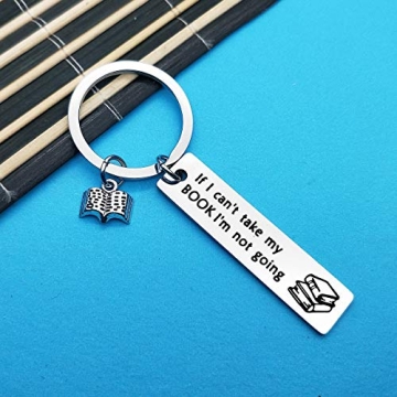 Xiahuyu Book Lover Keychain - Perfect Gift for Readers