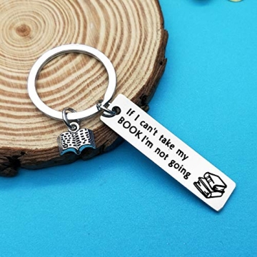 Xiahuyu Book Lover Keychain - Perfect Gift for Readers