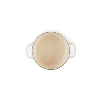 Le Creuset Signature Cast Iron Round Casserole, 4.5 Qt- Shell Pink