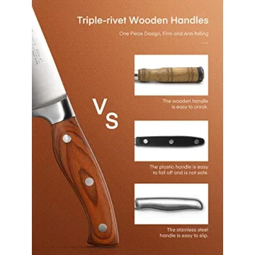 Premium 16PCS Knipan Kitchen Knife Set with Block