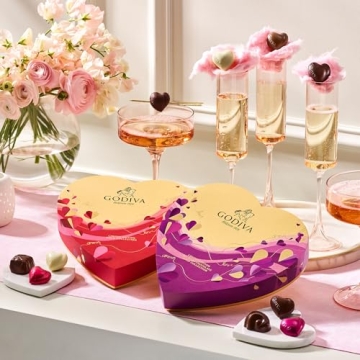 Godiva Heart Chocolate Gift Box - 14 Piece Assorted Treats