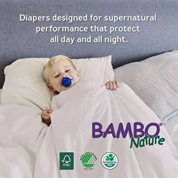 Bambo Nature Baby Diapers Classic, Size 4 (15-40 Lbs), 30 Count