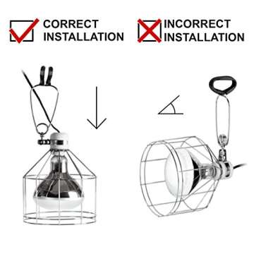Aiicioo 160W UVB Reptile Light for Healthy Reptile Care