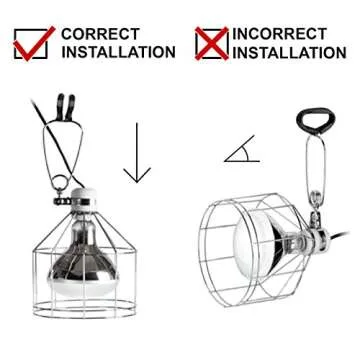 Aiicioo 160W UVB Reptile Light for Healthy Reptile Care