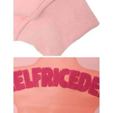 Aelfric Eden Womens Graphic Hoodies Pink Star Print Hoodie Unisex Oversized Hoodies Long Sleeve Pocket Pullover