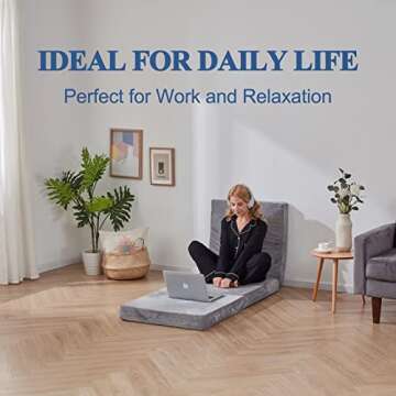 SINWEEK Tri Folding Mattress for Home & Travel Comfort