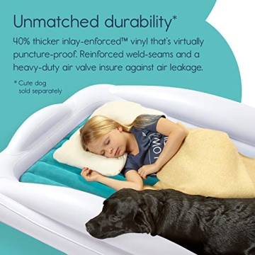 hiccapop Inflatable Toddler Travel Bed Safe and Portable