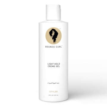 Bounce Curl Light Creme Hair Gel Lotion - Lightweight Curl Definition (8oz)