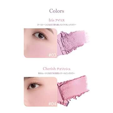 Dasique Blending Mood Cheek #05 Violet Knit l Vegan, Cruelty-Free l 4 Blendable Shades in Lightweight, Long-lasting, Smooth Powder