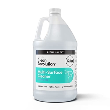 Clean Revolution Multi Surface Cleaner Refill Supply, Non-Toxic, Eco-Friendly & Plant-Based, Ready t...