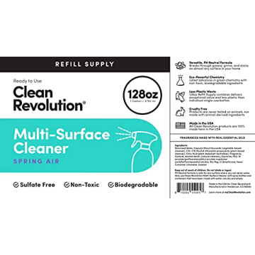 Clean Revolution Multi Surface Cleaner Refill - Eco-Friendly