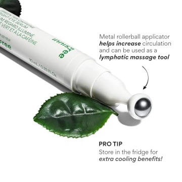 Innisfree Green Tea Caffeine Bright-Eye Serum Hydrating Roll-On