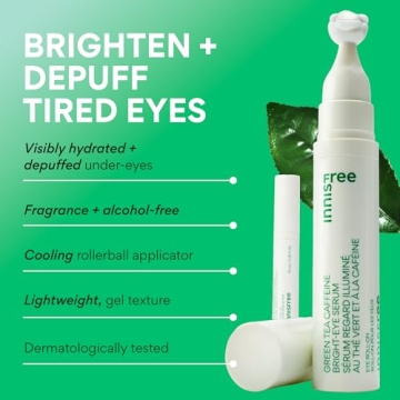Innisfree Green Tea Caffeine Bright-Eye Serum Hydrating Roll-On