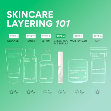 Innisfree Green Tea Caffeine Bright-Eye Serum Hydrating Roll-On