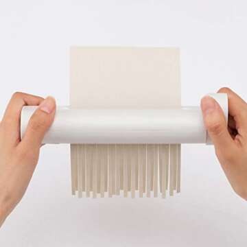 Muji Handy Shredder - Compact & Efficient Off-White Design