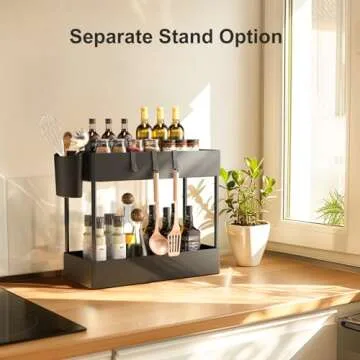 Pipishell Slim Storage Cart with Wheels, Bathroom Cart Organizer Bathroom Storage Small, Rolling Cart for Bathroom, Laundry Room, Kitchen, Narrow Space, Black PIUC05