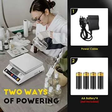 CGOLDENWALL High Precision Scale 10kg 0.1g Digital Accurate Electronic Balance Lab Scale Laboratory Industrial Scale Weighing and Counting Scale Scientific Scale CE 0.1g (10kg, 0.1g)