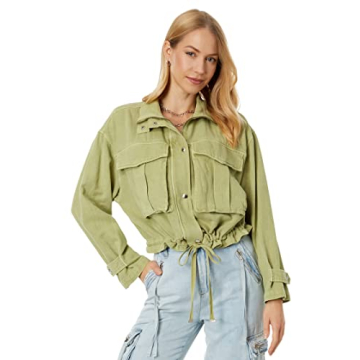 [BLANKNYC] Women’s Luxury Linen Utility Jacket - Stylish & Comfortable